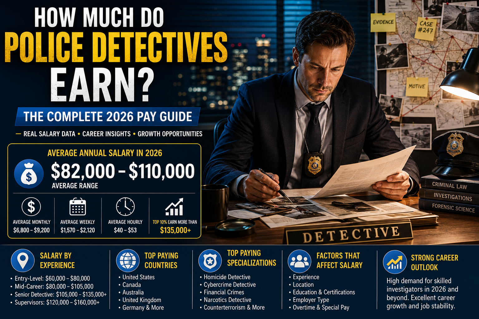 How Much Do Police Detectives Earn
