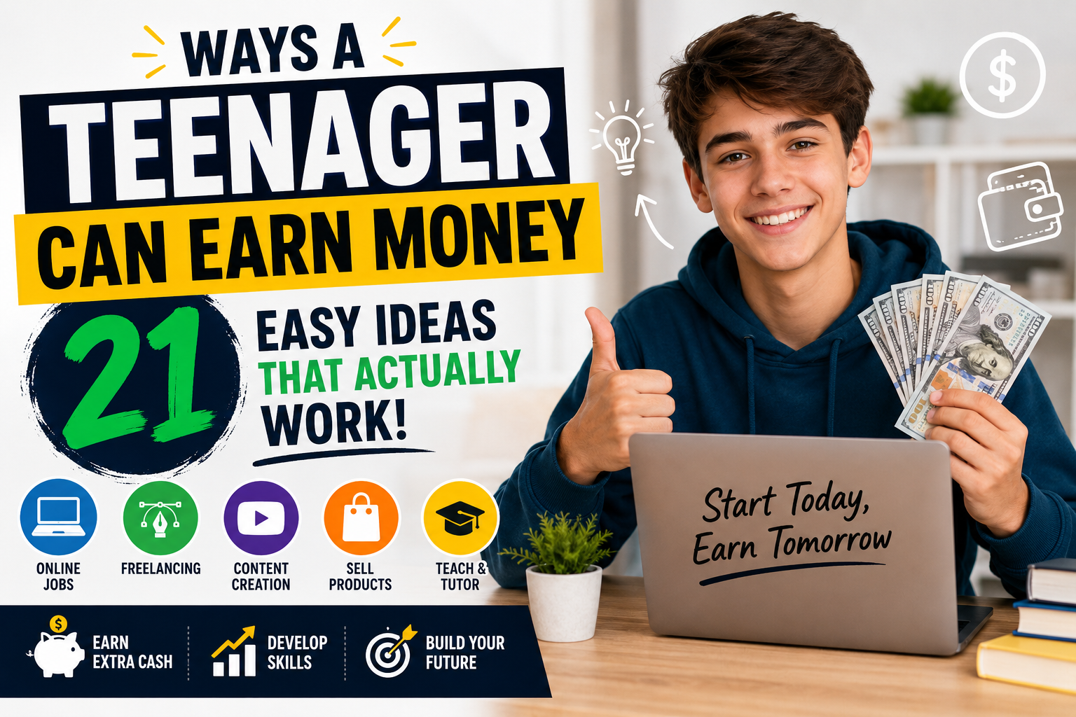 Ways a Teenager Can Earn Money